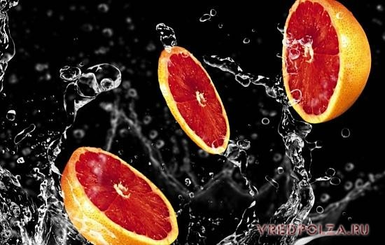 Грейпфрут снижает холестерин, помогает при гипертонии, избавляет от целлюлита и лишнего веса