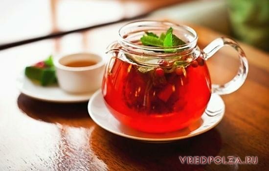 Чай из шиповника снижает уровень холестерина, а наружные компрессы из охлажденного напитка снимают симптомы укусов насекомых