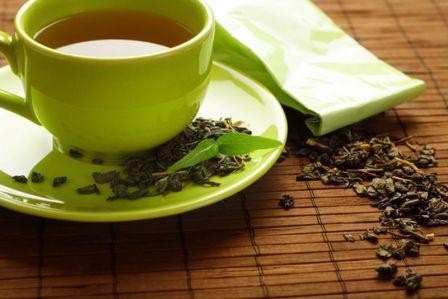 зеленый чай на завтрак