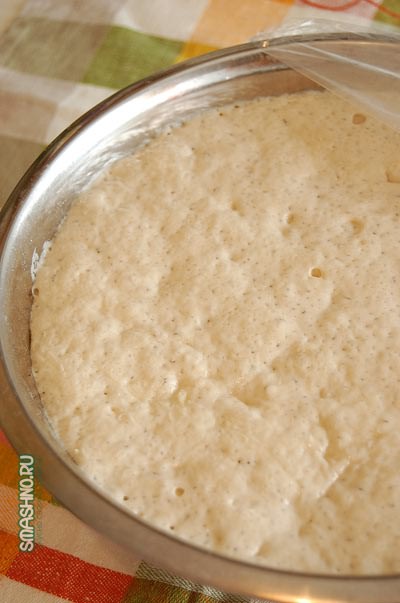Готовое тесто для бездрожжевого хлеба